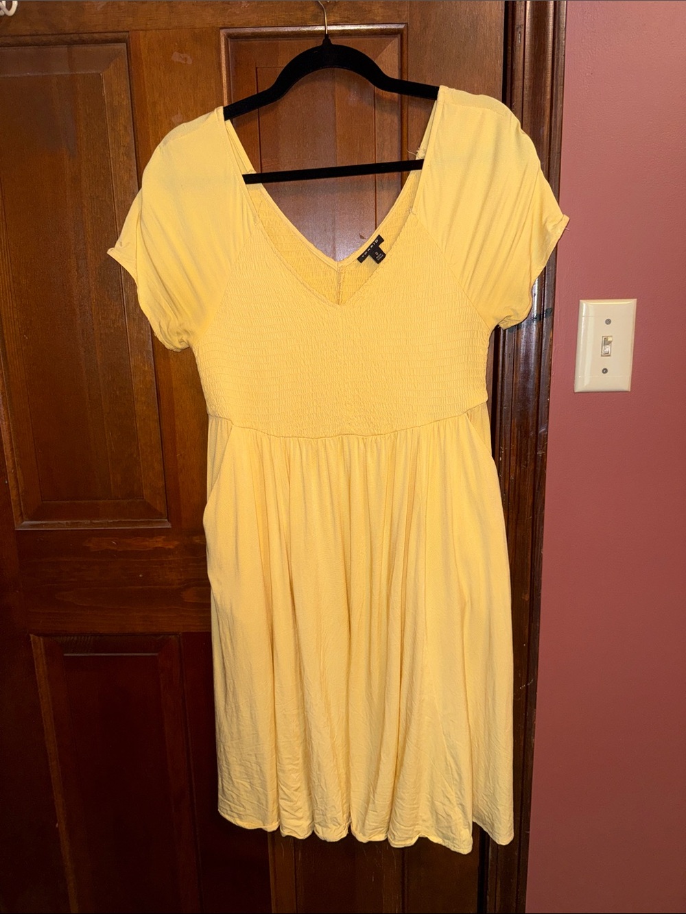 TORRID Yellow V‑Neck Mini Dress